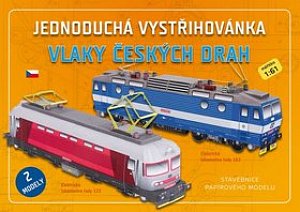 Vlaky českých drah - Jednoduchá vystřihovánka