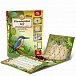 4 přírodovědné hry - Leporelo her s kostkou, figurkami a žetony, pro zábavné učení přírodopisu a angličtiny