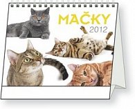 Mačky - stolní kalendář 2012