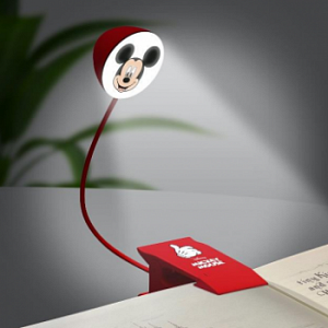Lampička na čtení s klipem - Mickey Mouse