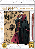 Harry Potter blok s perem (Navy & Gold) DPL6