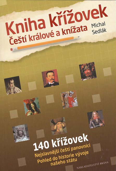 Náhled Kniha křížovek - Čeští králové a knížata