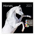 Kalendář nástěnný 2023 - Horses, plánovací