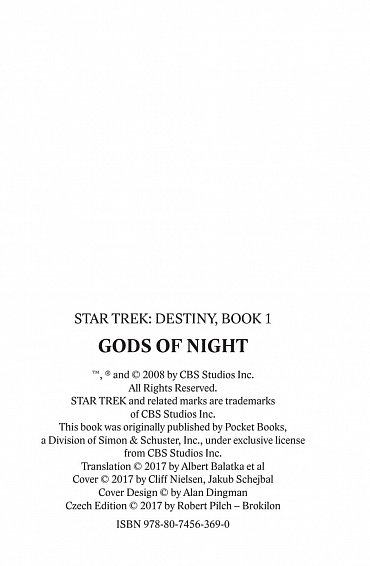 Náhled Star Trek: Volání osudu 1 - Bohové noci