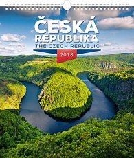 Kalendář nástěnný 2018 - Česká republika