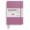 Weekly Planner & Notebook 2026 Medium (A5) Dusty Rose - tečkovaný