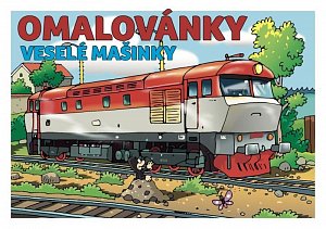 Omalovánky Veselé mašinky, 1.  vydání