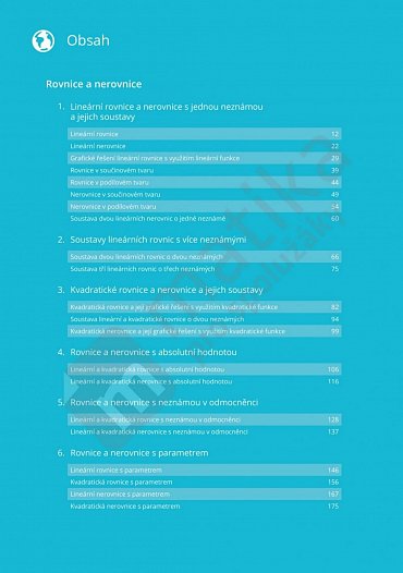 Náhled Matika pro spolužáky: Rovnice a nerovnice - Učebnice, 2.  vydání