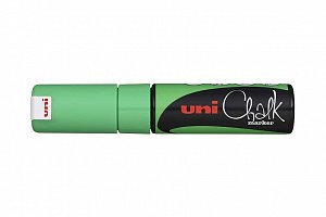 UNI PWE-8K křídový popisovač, 8 mm, fluo zelený