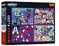 Puzzle Příhody Mickeyho Mouse a přátel/4x250 dílků