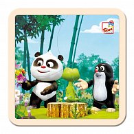Krtek a Panda: V lese/puzzle, 4 dílky