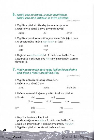 Náhled Procvičování českého jazyka - v příslovích a rčeních