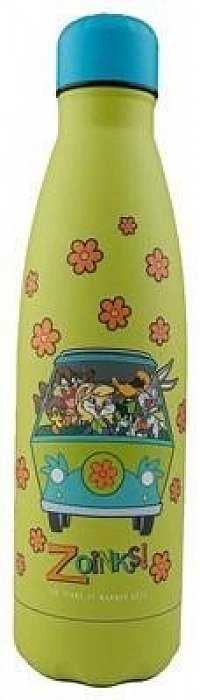 Scooby Doo Nerezová láhev na pití 500 ml - Scooby x Looney Tunes