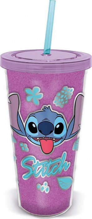 Stitch Cestovní Hrnek Fashion 560 ml - Fialový