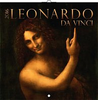 Kalendář nástěnný 2016 - Leonardo da Vinci, poznámkový  30 x 30 cm
