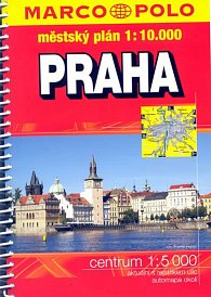 Praha atlas/spirála 1:10 000 - městský plán