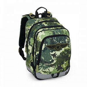 Bagmaster školní tříkomorový batoh  ALFA 25 B – stíhačky
