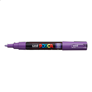 Posca popisovač PC-1M, 0,7 - 1 mm, fialová (12)