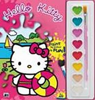 Hello Kitty - Omalovánky s barvami A5