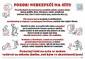 Plakát - Pozor! Nebezpečí na síti!