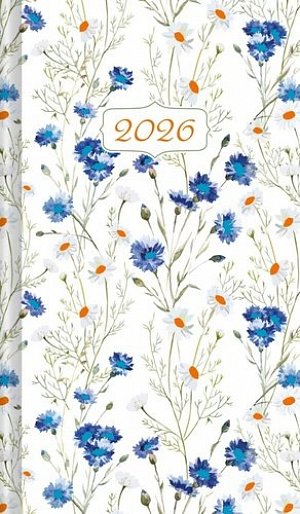 Kapesní diář 2026 - Chrpa (A6)