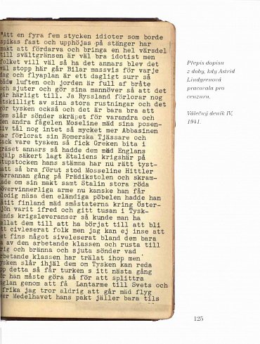 Náhled Astrid Lindgrenová - Válečné deníky 1939-1945
