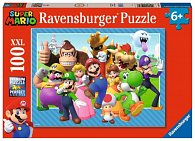 Puzzle Super Mario s partou přátel 100 dílků