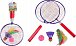 Badminton, líný tenis - set