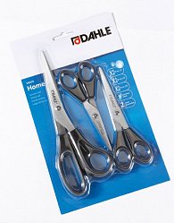 Dahle set nůžek Home, 14 cm, 15 cm a 20 cm, černé