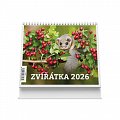 Zvířátka 2026 - stolní kalendář