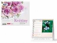 Mini Květiny 2024 - stolní kalendář