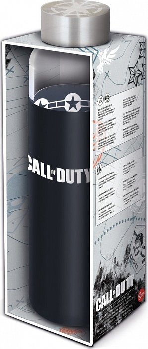 Láhev skleněná s návlekem Call of Duty 585 ml
