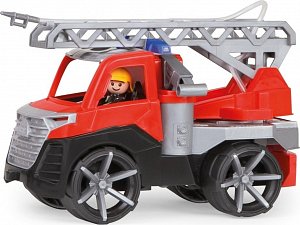 Auto Truxx 2 hasiči stříkající vodu plast 29cm s figurkou
