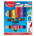 Maped - Bezdřevé pastelky Color´Peps Strong 24 ks