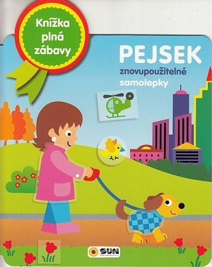 Knížka plná zábavy Pejsek - znovu použitelné samolepky