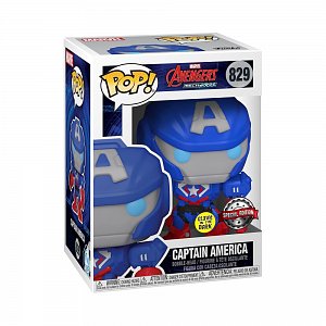 Funko POP Marvel: Marvel Mech- Captain America (exklusive special edition GITD)