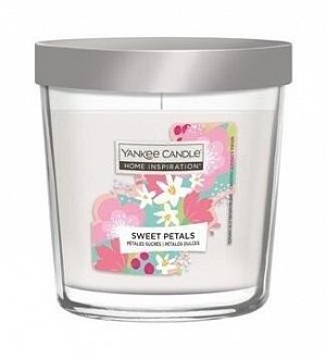 YANKEE CANDLE HOME INSPIRATION VALUE střední svíčka ve skle Sweet Petals