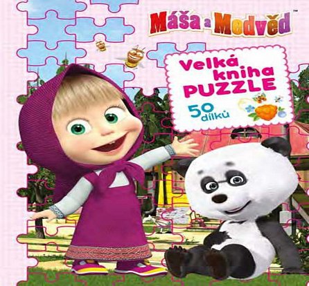 Náhled Máša a medvěd - Velká kniha puzzle