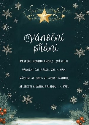 Dva andílci nad městečkem