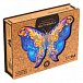 UNIDRAGON dřevěné puzzle - Motýl, velikost M (32x23cm)