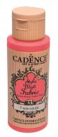 Textilní barva Cadence Style Matt Fabric - miminkovská růžová / 50 ml