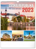 Kalendář 2023 nástěnný: Česká republika, 30 × 34 cm