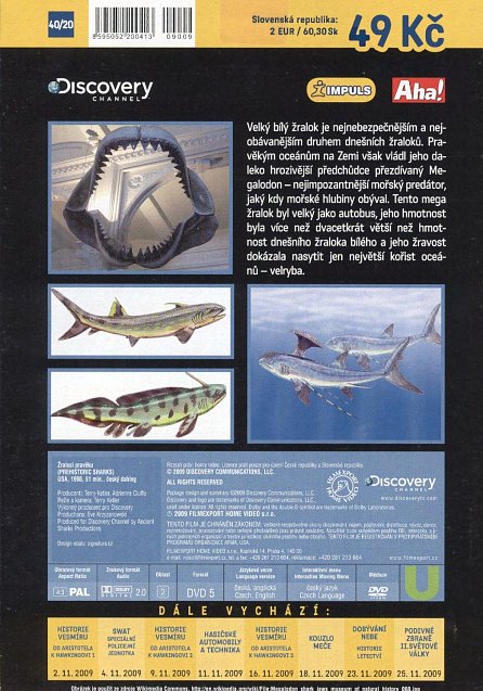 Náhled Tajemní tvorové pravěku - 3 DVD v papírové pošetce s letákem