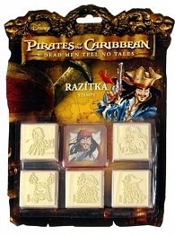 Razítka 5+1 Piráti z Karibiku