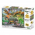 Puzzle 3D - Triceratops / 100 dílků