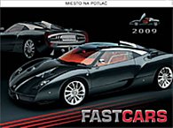 Kalendář Fast Cars 2009