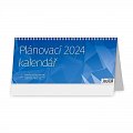 Kalendář stolní 2024 - Plánovací kalendář MODRÝ