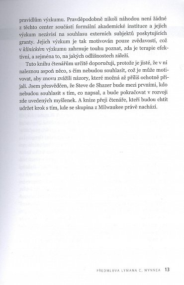 Náhled Klíče k řešení v krátké terapii
