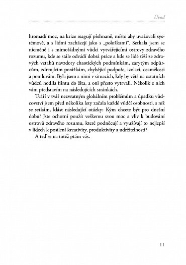 Náhled Vědomý lídr - Jak být v dnešním světě vůdčí osobností, která přispívá k obnově zdravého rozumu