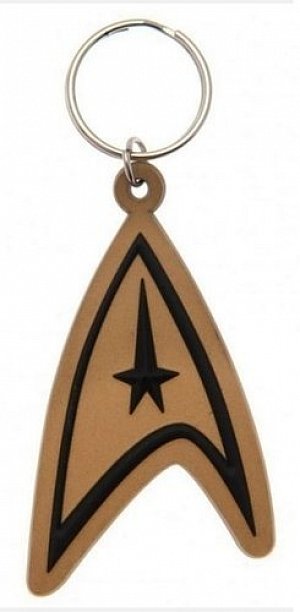 Klíčenka gumová - Star Trek